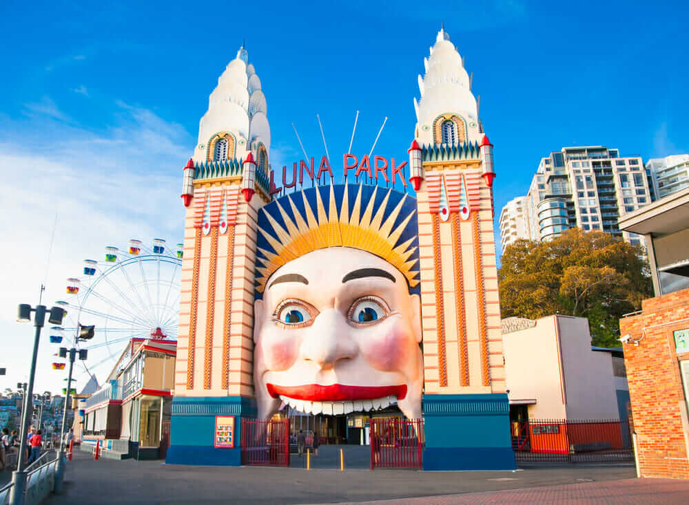 An photograph of Sydney's Luna Park | Chaos Theory Games: Battle Toyale Case Study