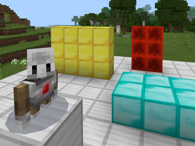 A screenshot of Minecraft Education to help various learning styles