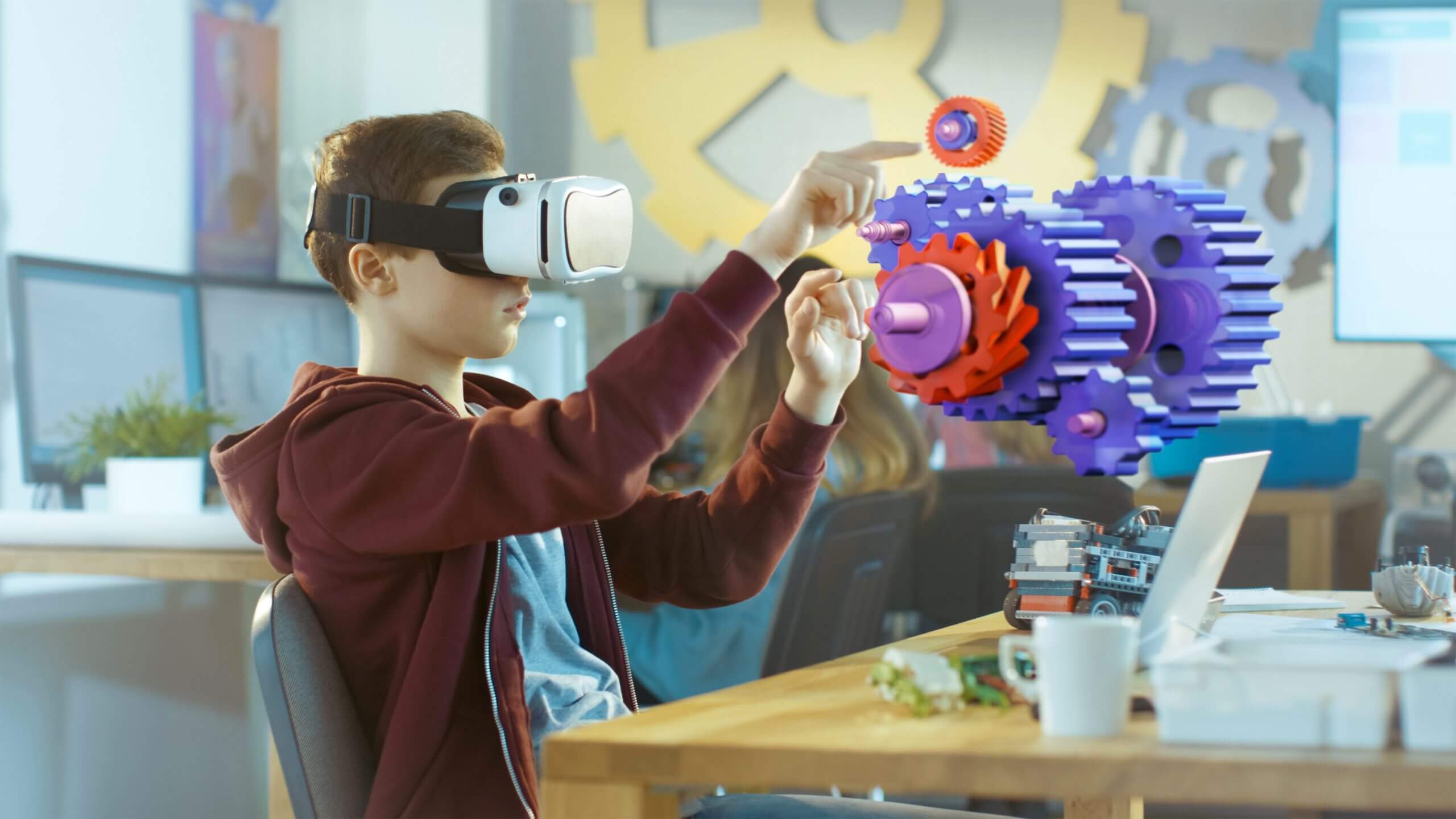 An example of how vr and ar can be used in the classroom