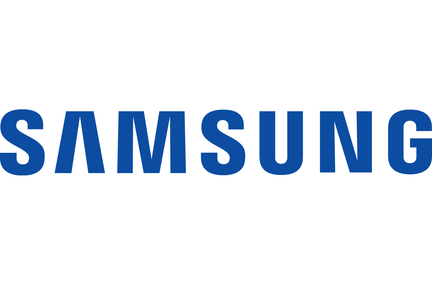 A Logo for Samsung, one of the world's largest producers of electronic devices